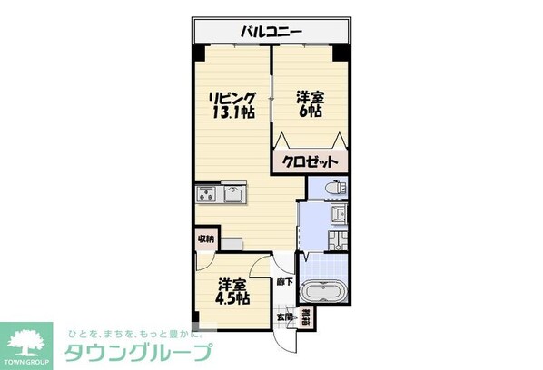 フェアリーヒルズ保木間の物件間取画像